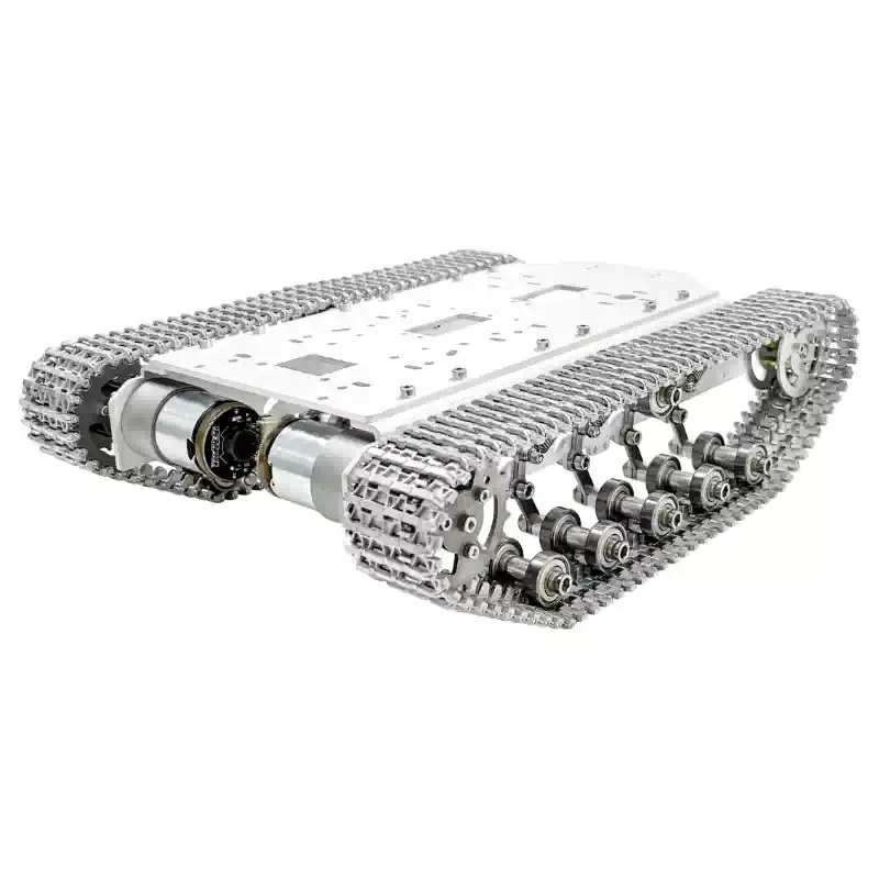 Metal Amortizator Paletli Robot Şassi