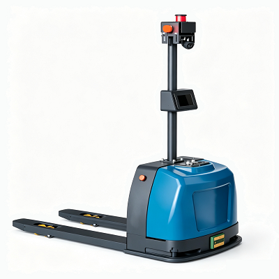 Zavod mallarının çatdırılması üçün özü idarə olunan forklift robotu