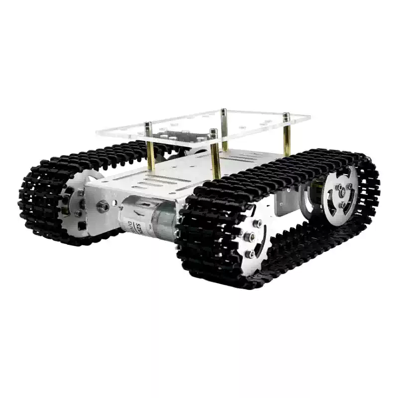 İzlənən Robot Şassi Açıq Mənbəli DIY Tank Platforması